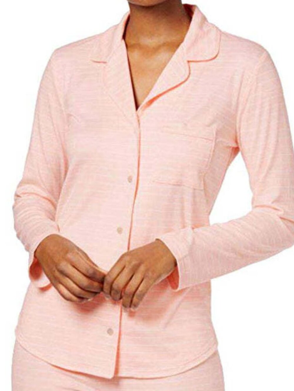 Alfani Womens Super Soft Long Sleeve Pajama Top